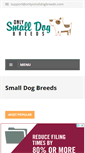 Mobile Screenshot of onlysmalldogbreeds.com